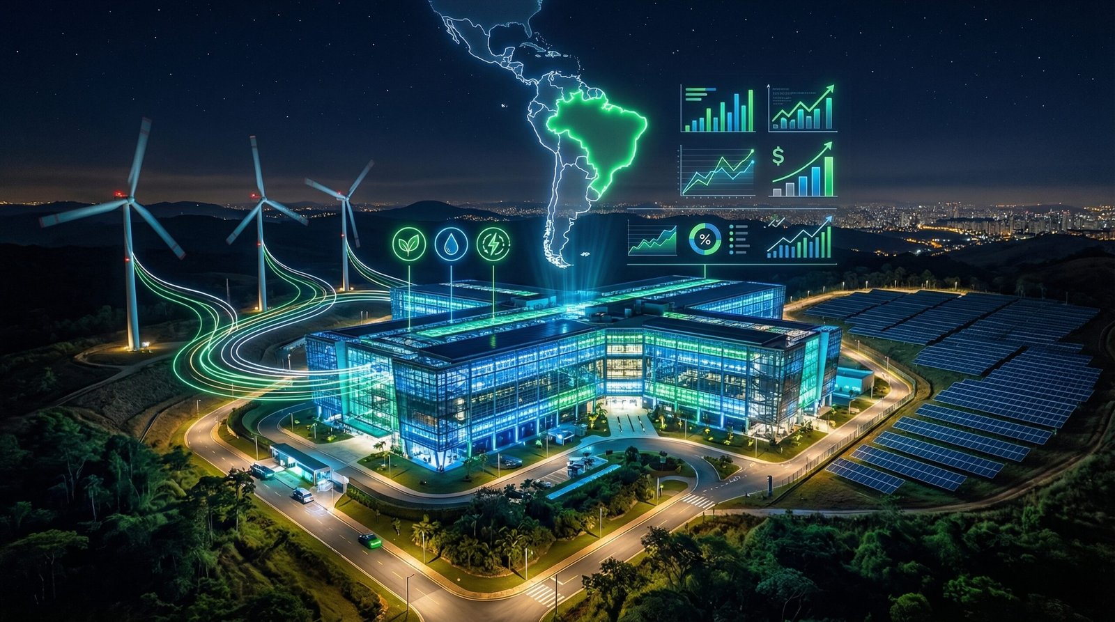 Brasil Lidera a Expansão de Data Centers na América Latina, e a Sustentabilidade é o Fator Decisivo