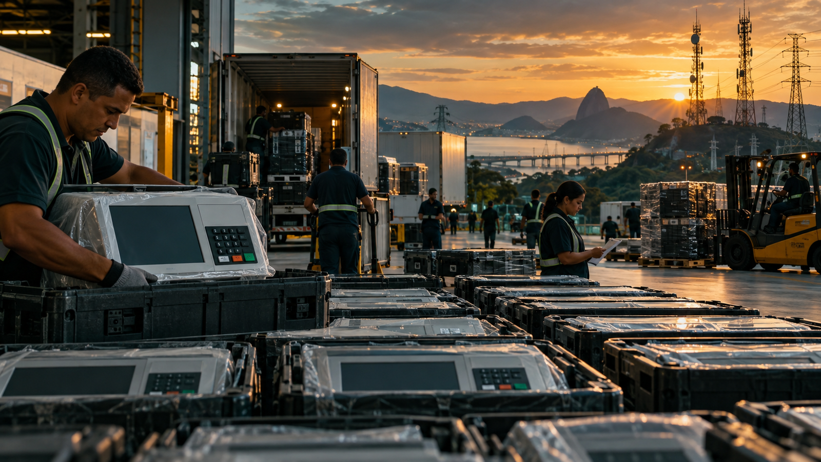 499 mil urnas e a infraestrutura que fará o Brasil votar